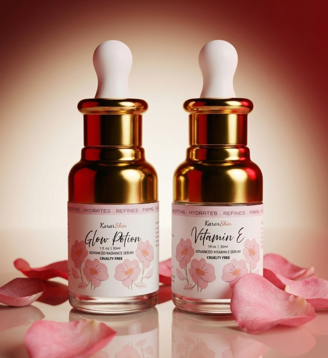 Vitamin E serum + Glow Potion Serum Combo